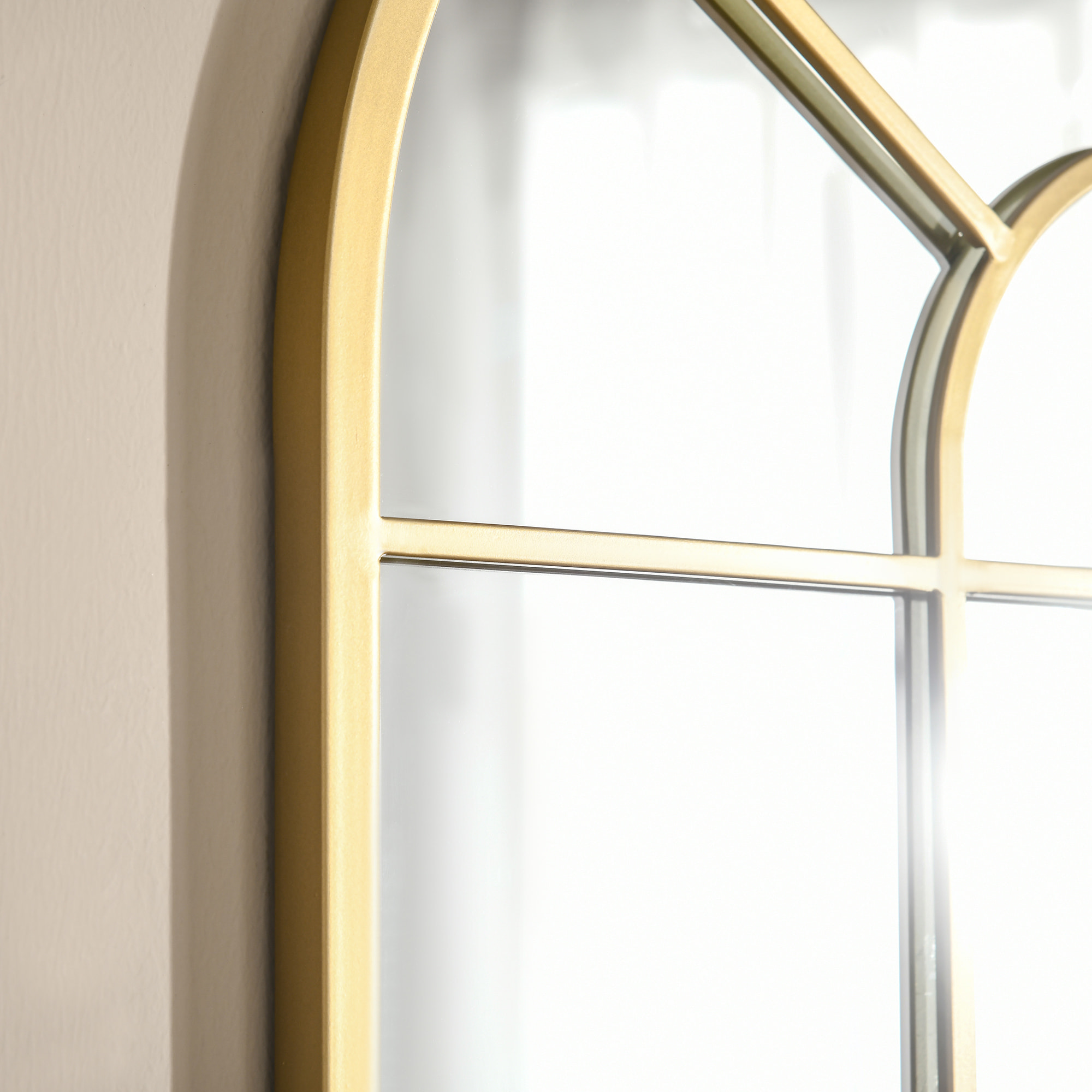 Espejo Decorativo de Pared 50x70 cm Espejo de Ventana para Salón Dormitorio