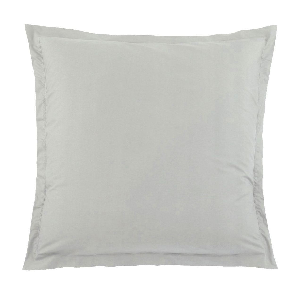 Taie d'Oreiller Unie en 100 % Coton - Gris Galet
