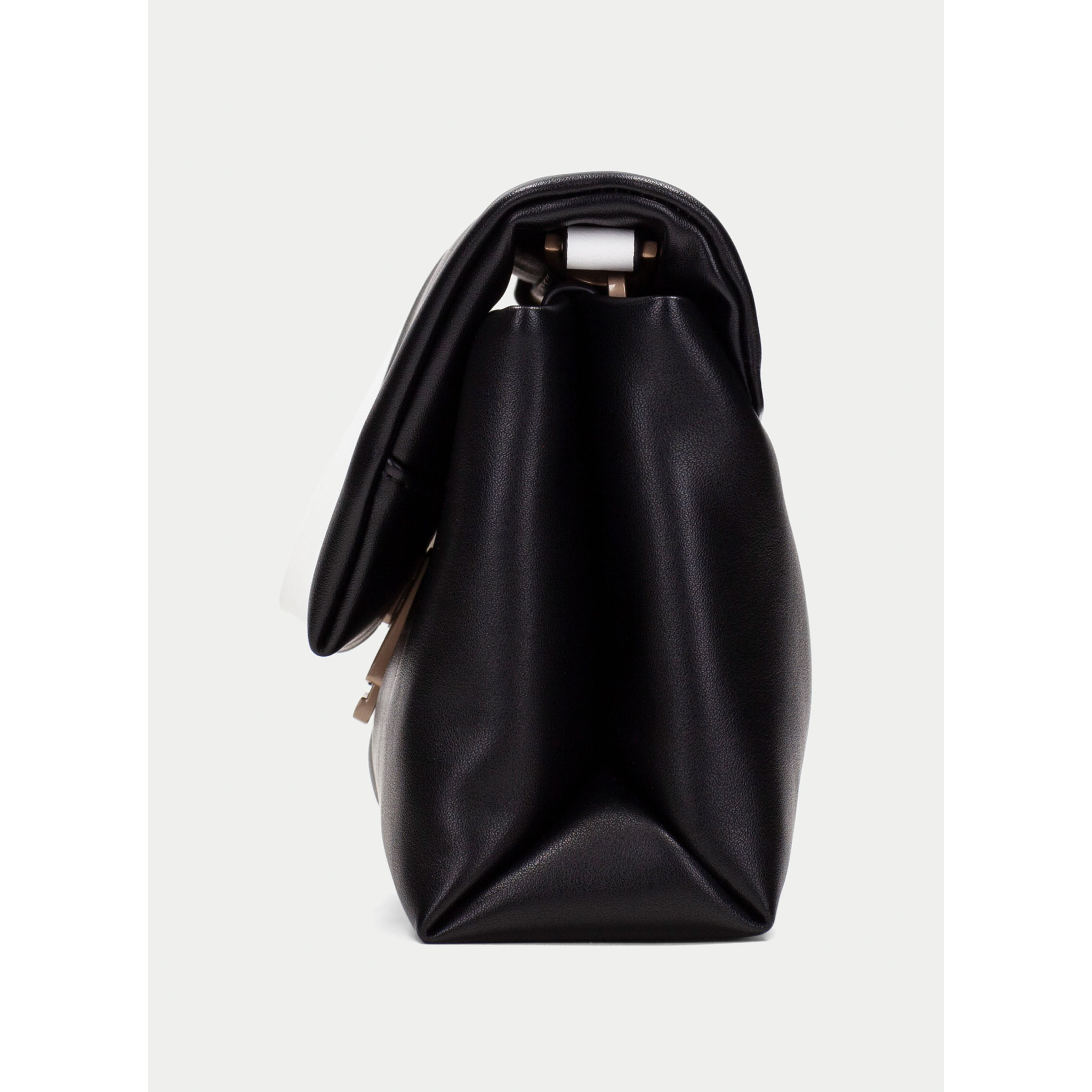 Bolso de Hombro  Blanco negro 30CM X 16CM X 7CM