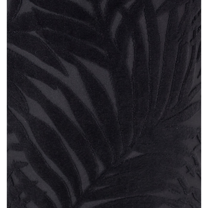 Pouf Leaf Noir