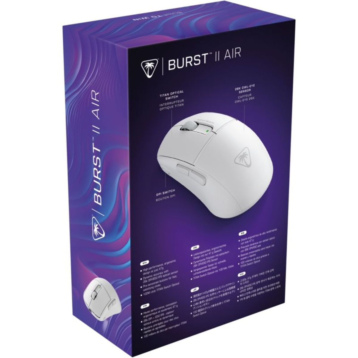 Souris Gamer Sans Fil TURTLE BEACH Burst II Air Blanche