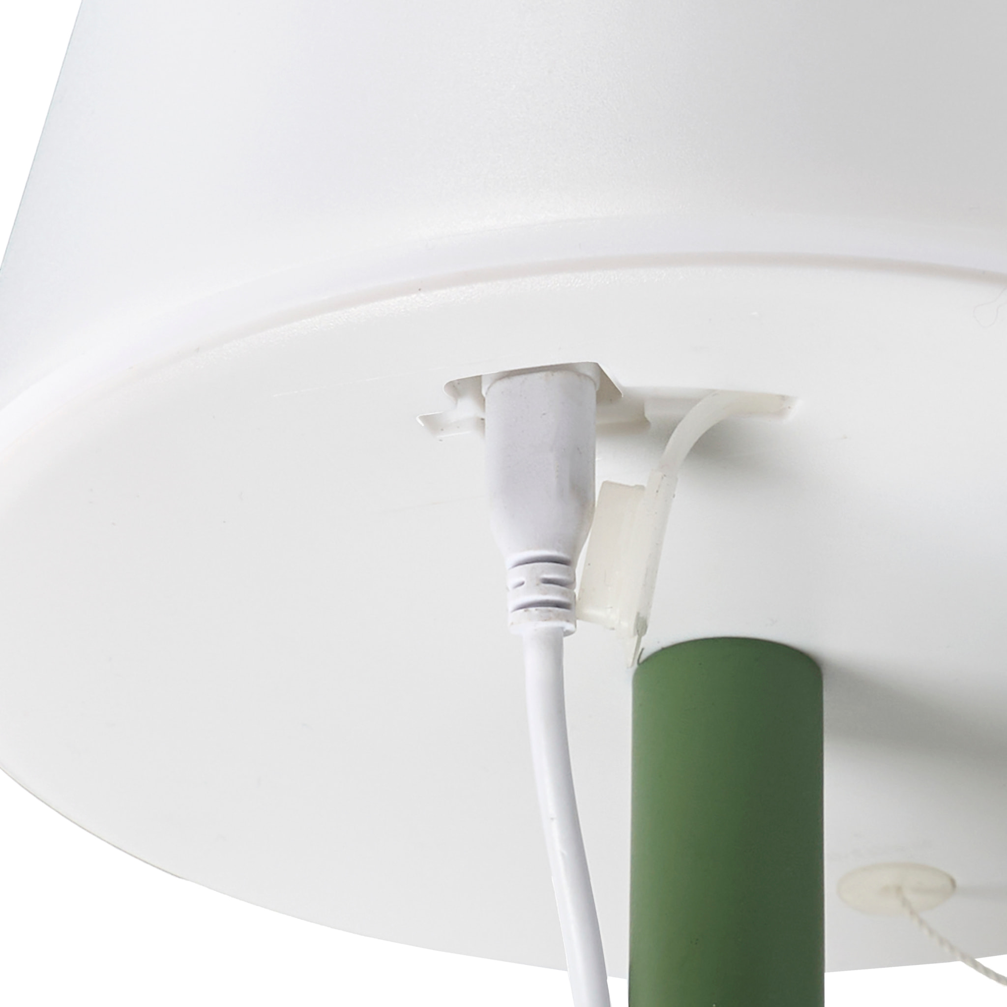 Lampe De Table Vert Rechargeable Usb Ip44 H30cm
