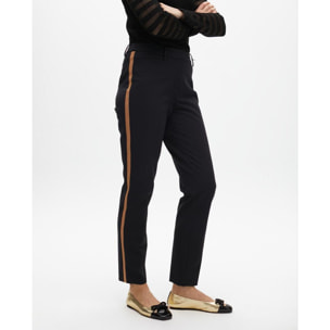 Pantaloni Basici con Banda Laterale