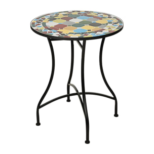 Mesa bistro diseño mosaico 60x71cm