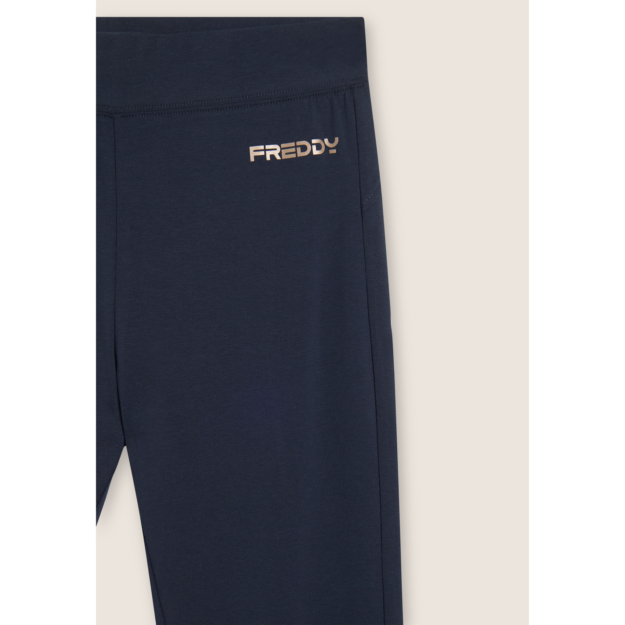 Leggings mini flare con carré a cuore