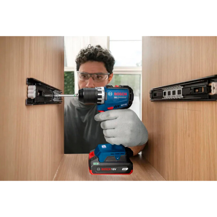 Perceuse-visseuse 18V GSR 18V-52 - BOSCH - avec 2 batteries 4Ah et 2Ah - chargeur - L-BOXX 136 - 06019S0024