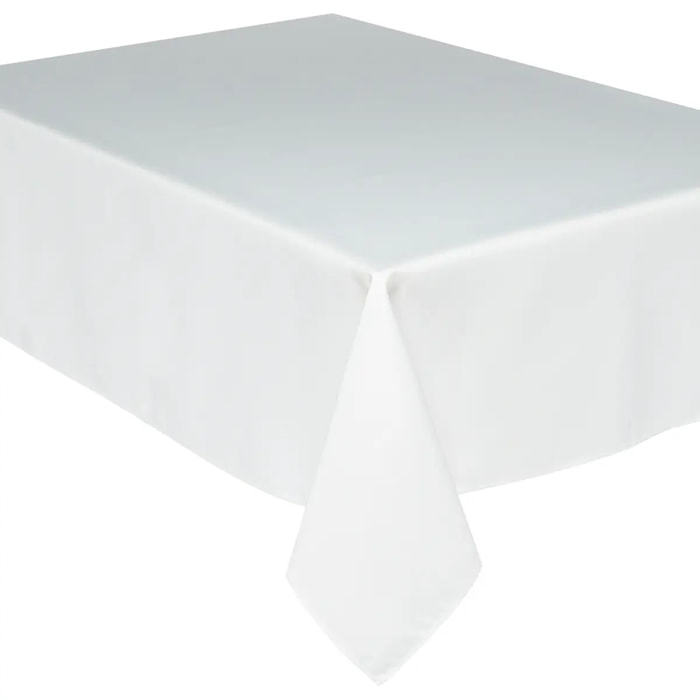 Nappe anti-tâche "Lallie" blanc ivoire 140x240cm