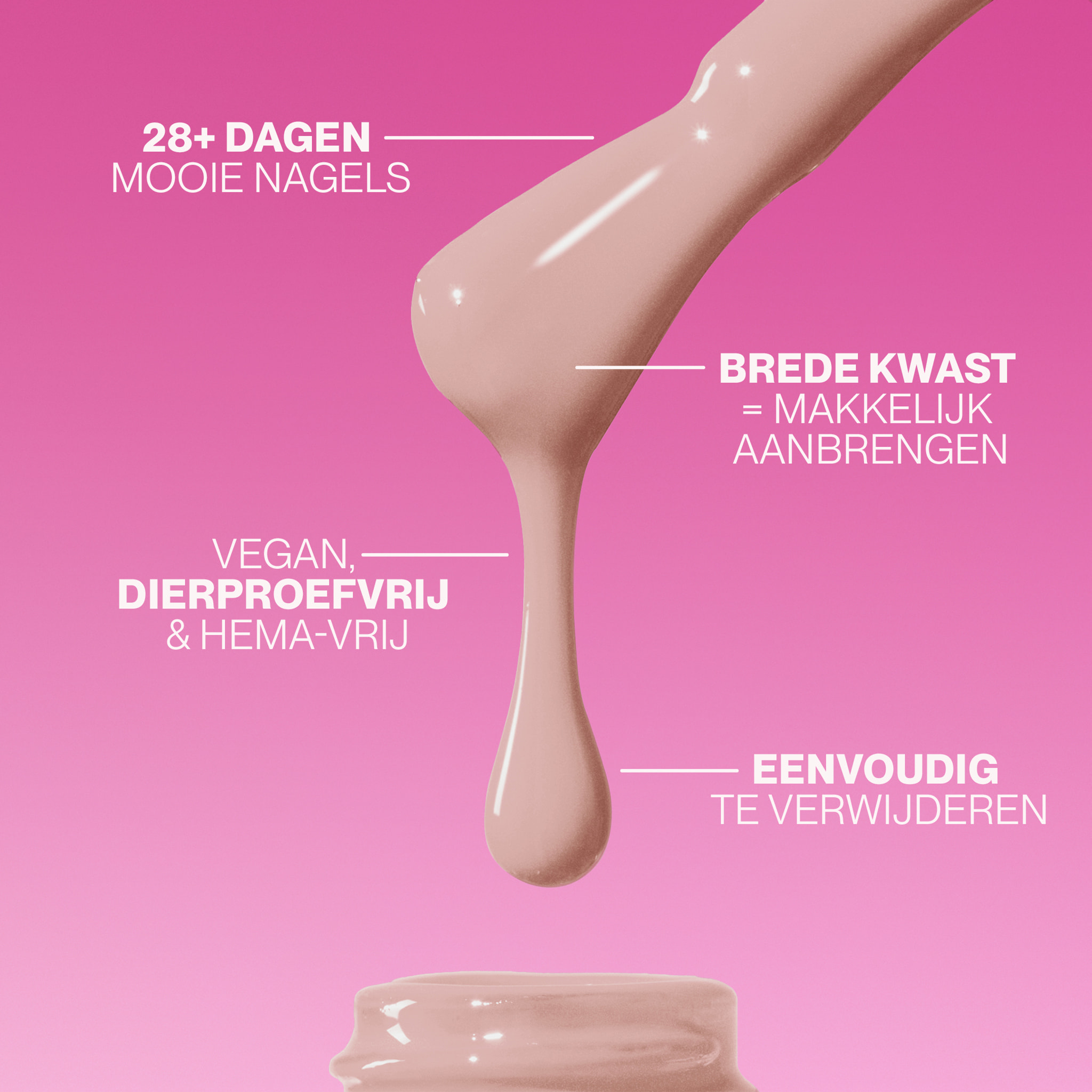 Pink Gellac - 105 Blush Orange Gellak Nagellak 15ml - Manicure voor Gelnagels - Gel Nagellak - Gelnagellak - Gel Nails