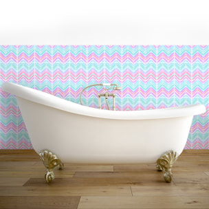 Stickers muraux - Sticker Mural Carrelage adhésif Cuisine Salle de Bain - 60 STICKERS CARRELAGES ETHNIQUE TEKOA