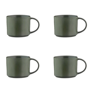 Mug SCANDI 50cl - 4 pièces - Olive