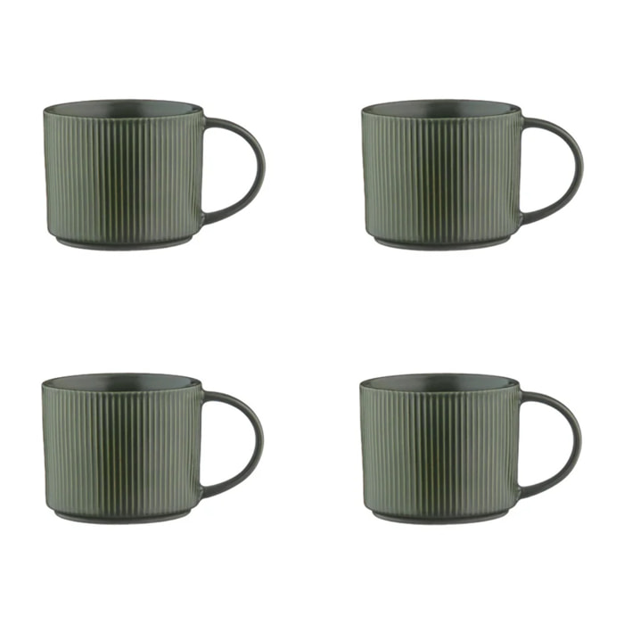 Mug SCANDI 50cl - 4 pièces - Olive