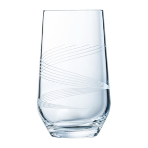 8 verres à eau 40 cl Intense  - Cristal d'Arques