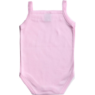 Body bebé tirantes finos volantes niña