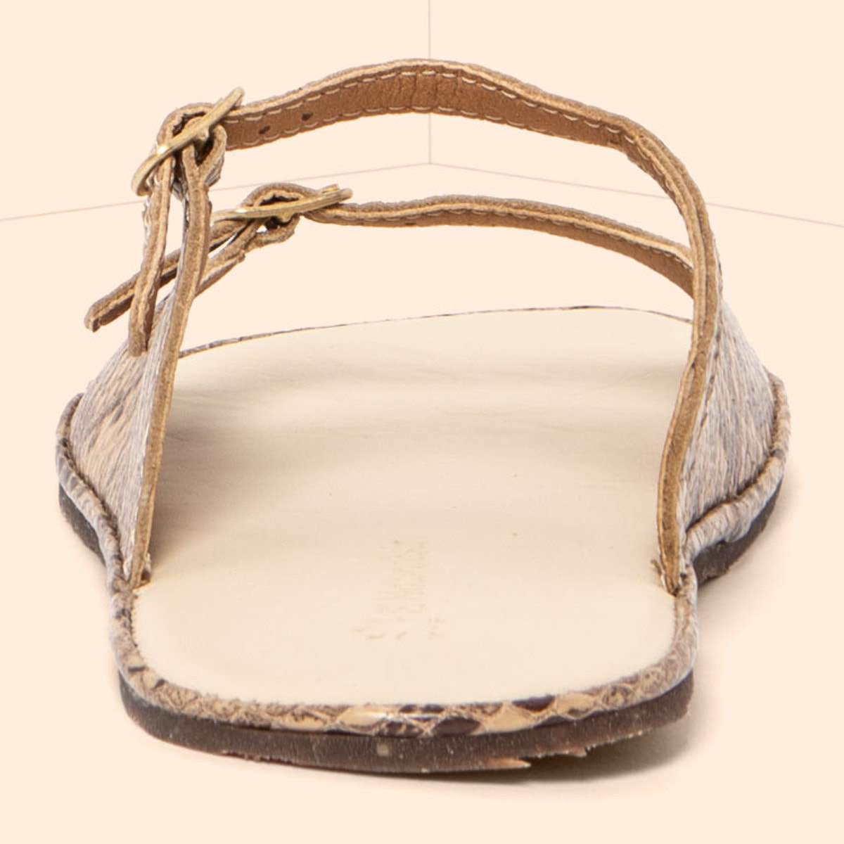 Sandalias N5684 SNAKE BEIG/ BARE SANDALS color Beig