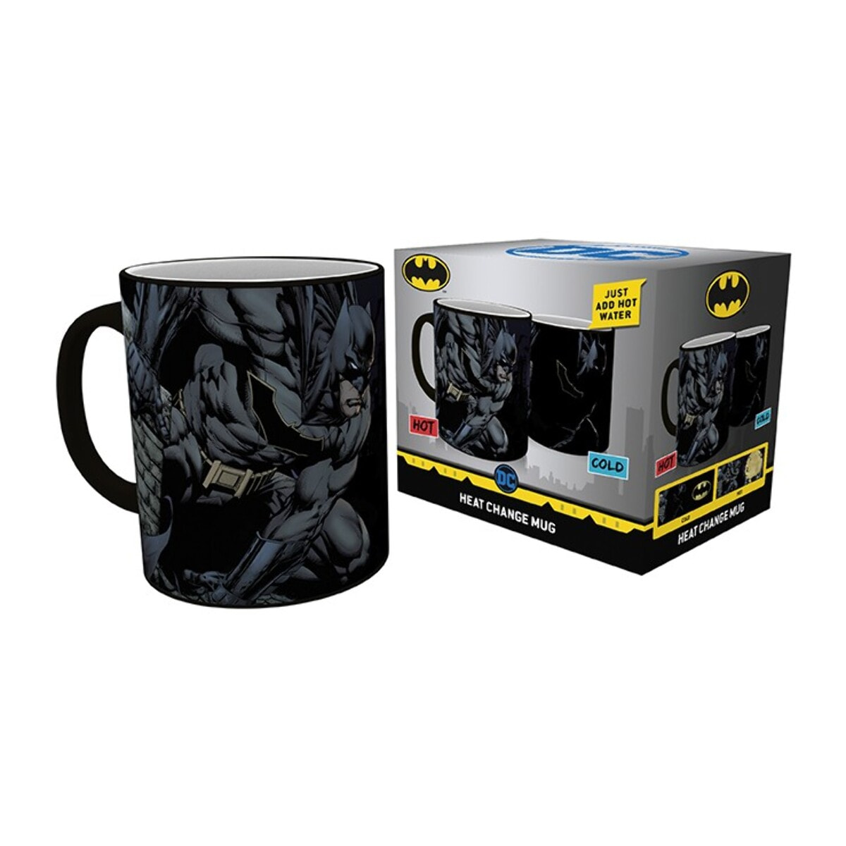 Dc Comics Batman Il Cavaliere Oscuro Tazza con Cambio di Calore 320 ml AbyStyle