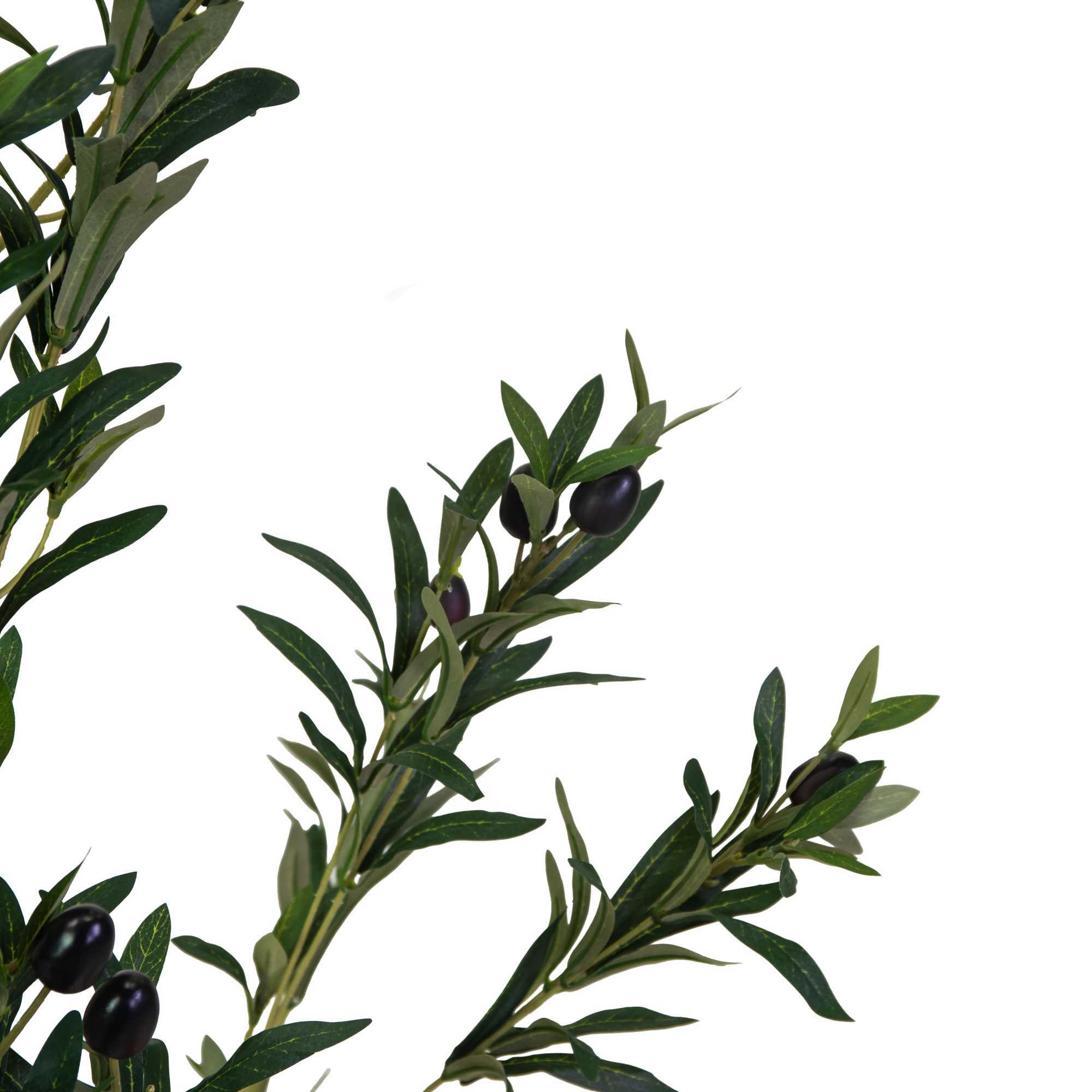 Pianta artificiale Vacchetti in plastica ulivo cm h150