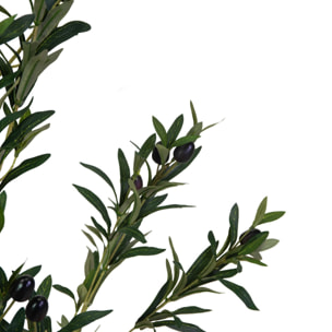 Pianta artificiale Vacchetti in plastica ulivo cm h150