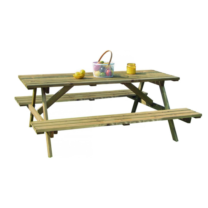 Mesa Picnic Superior 180x160x71 Cm