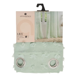 Voilage Lily 240x140cm vert céladon