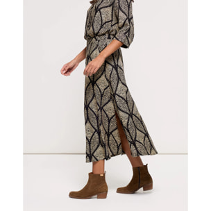 Falda Midi Negra - Sincual