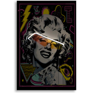 STAMPA C/LED SU TELA MARILIN CM 60X3,5X90 (APPLICAZIONE 3D ACRILICO)