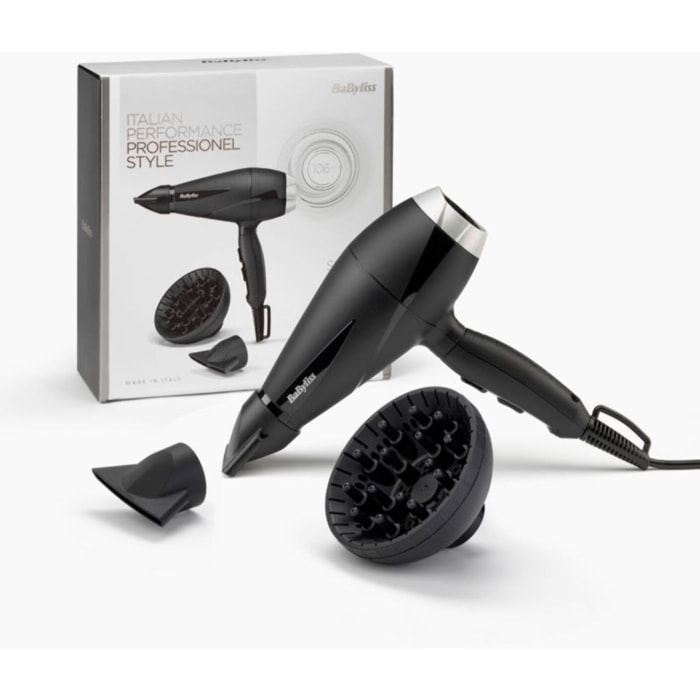 Sèche cheveux professionnel BABYLISS Turbo Pro 2100 6710DE