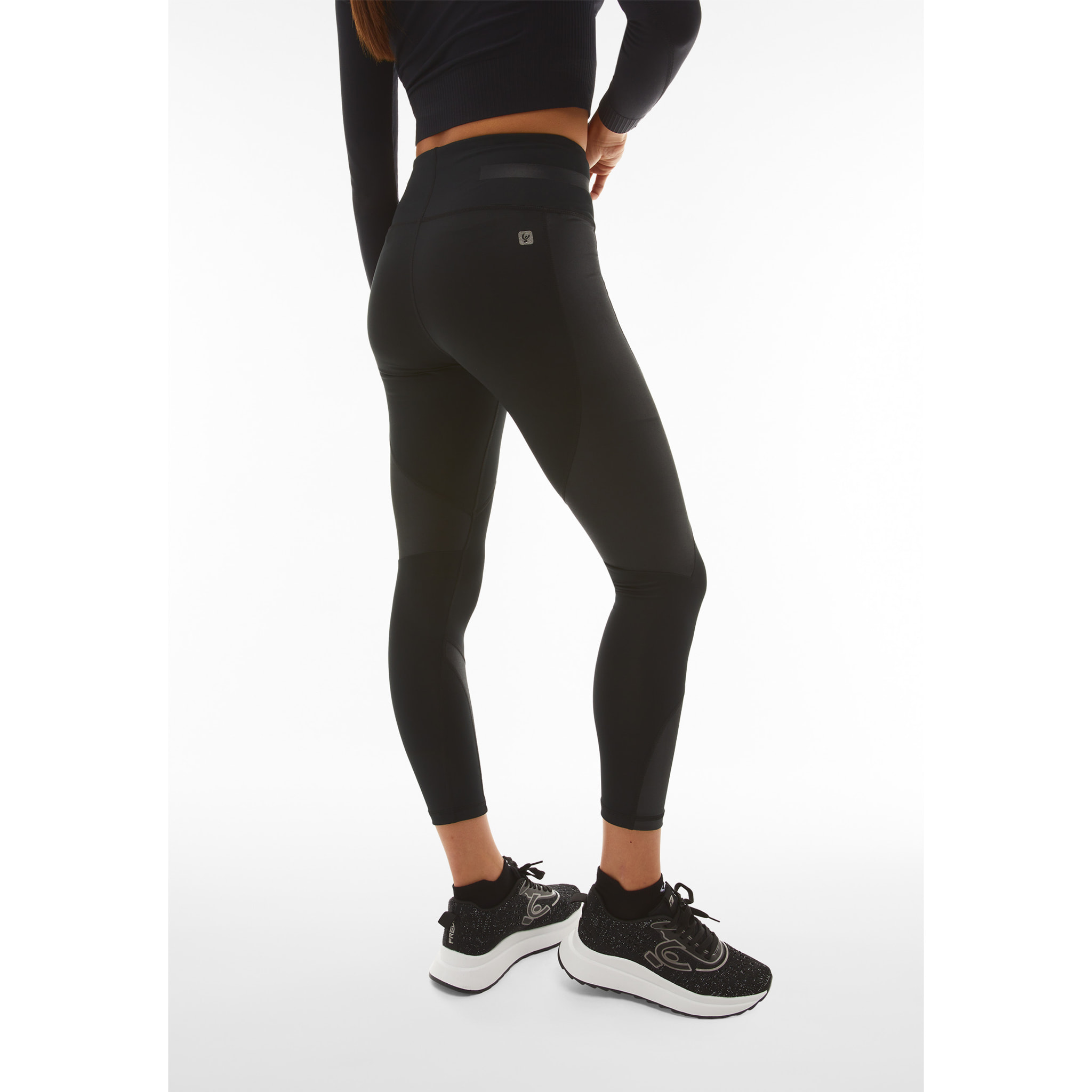 Leggings Superfit ecologici traspiranti con inserti lucidi