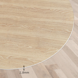 VINILIKO, set de 4 individuales de mesa Madera roble 4u-[Diam] 40 cm