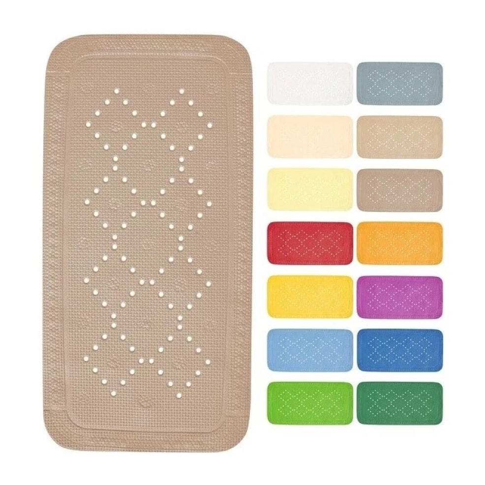 Tapis Fond de baignoire PVC ALASKA Taupe Spirella