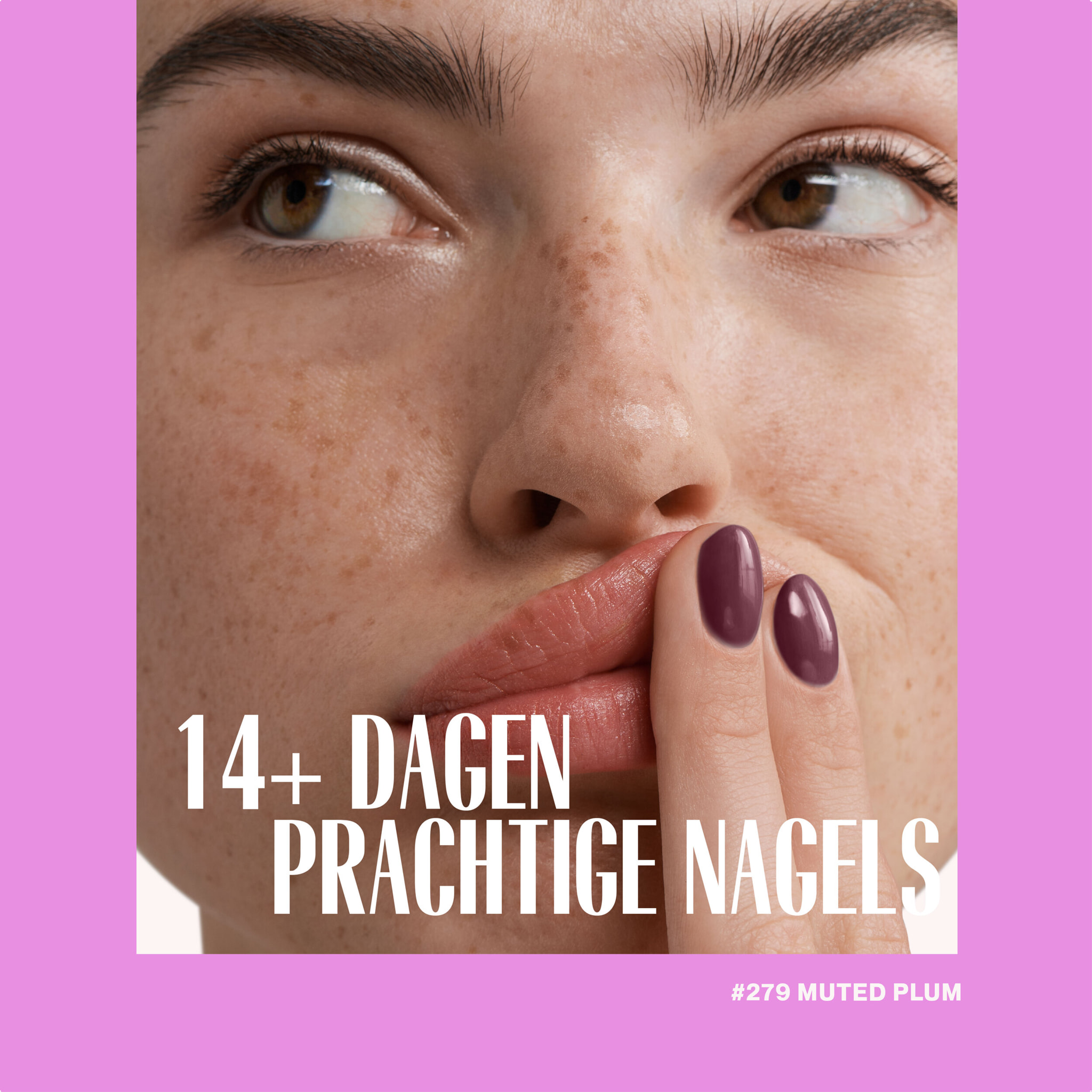 Pink Gellac 279 Muted Plum Gel Lak 15ml - Gellak Nagellak - Gelnagellak - Gelnagels Producten - Gel Nails