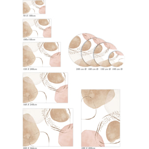 Alfombra de vinilo CERAMIKO, Ivanna, diseño moderno 200x300 cm