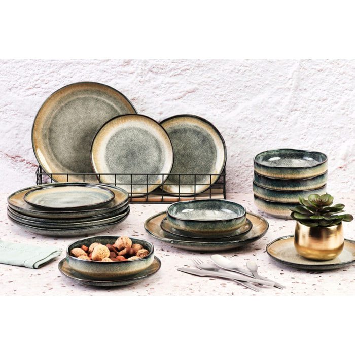 Service Les Essentiels GENESIS - 18 pièces - Terre