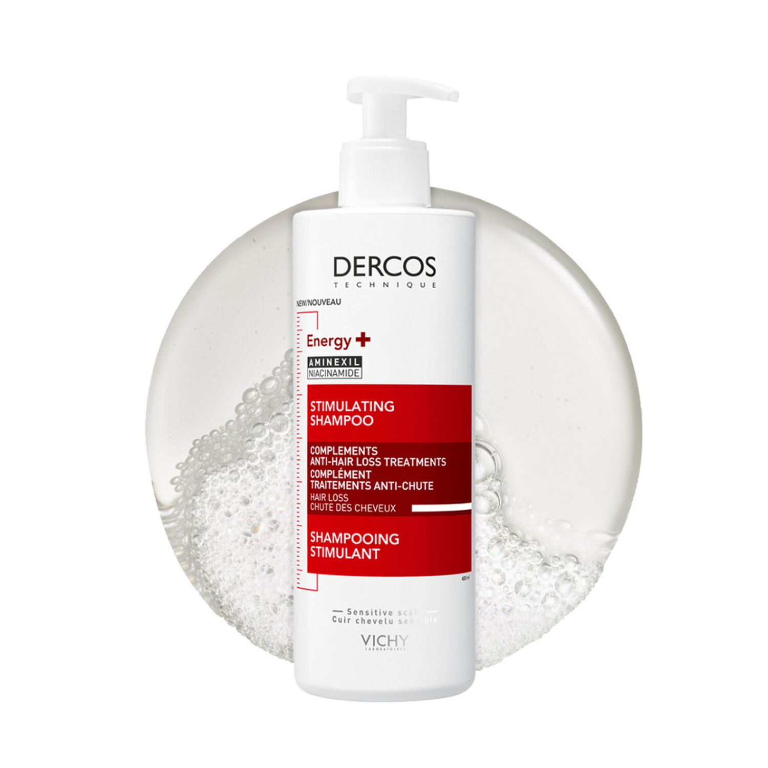 Dercos Technique Energy+ - Shampooing Anti-chute à l'Aminexil