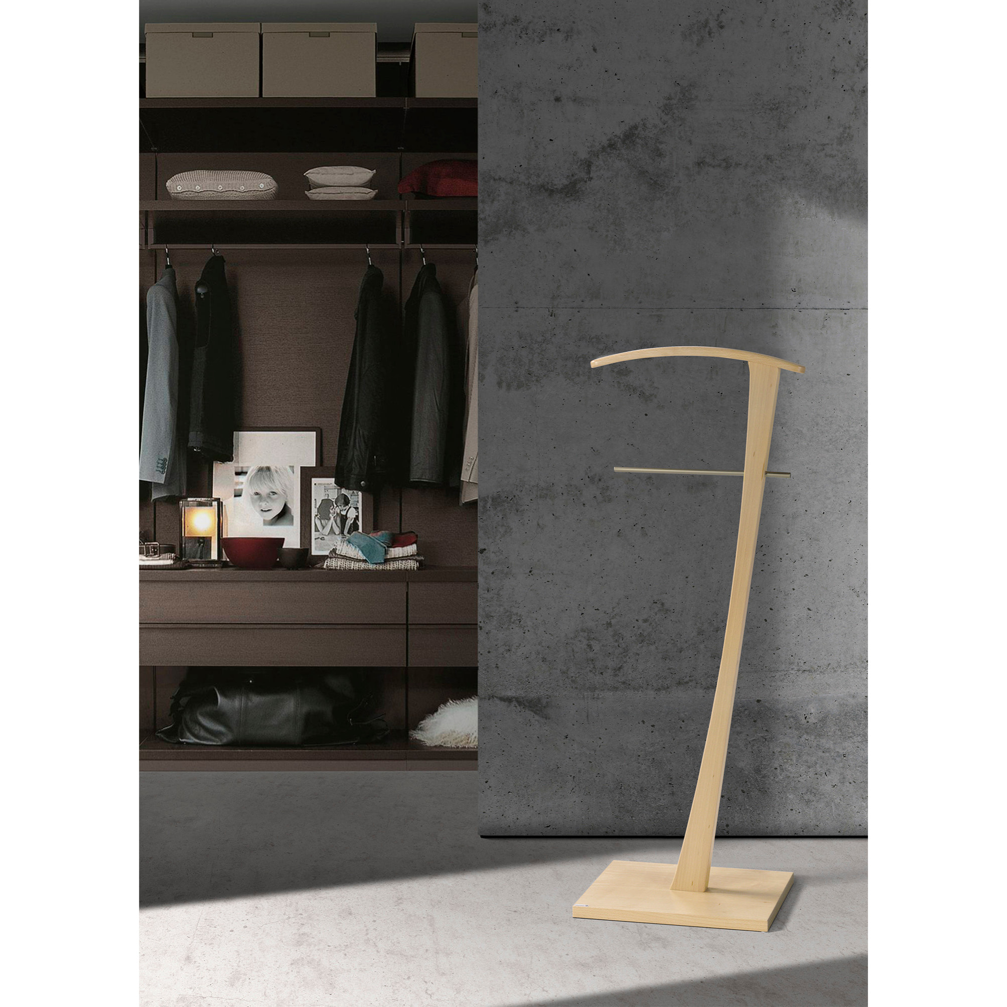 Galán de noche Lindes roble 115x46x48 cm