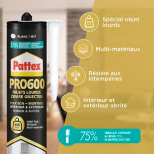 Colle fixation PRO600 - 460 gr - PATTEX - 2945991