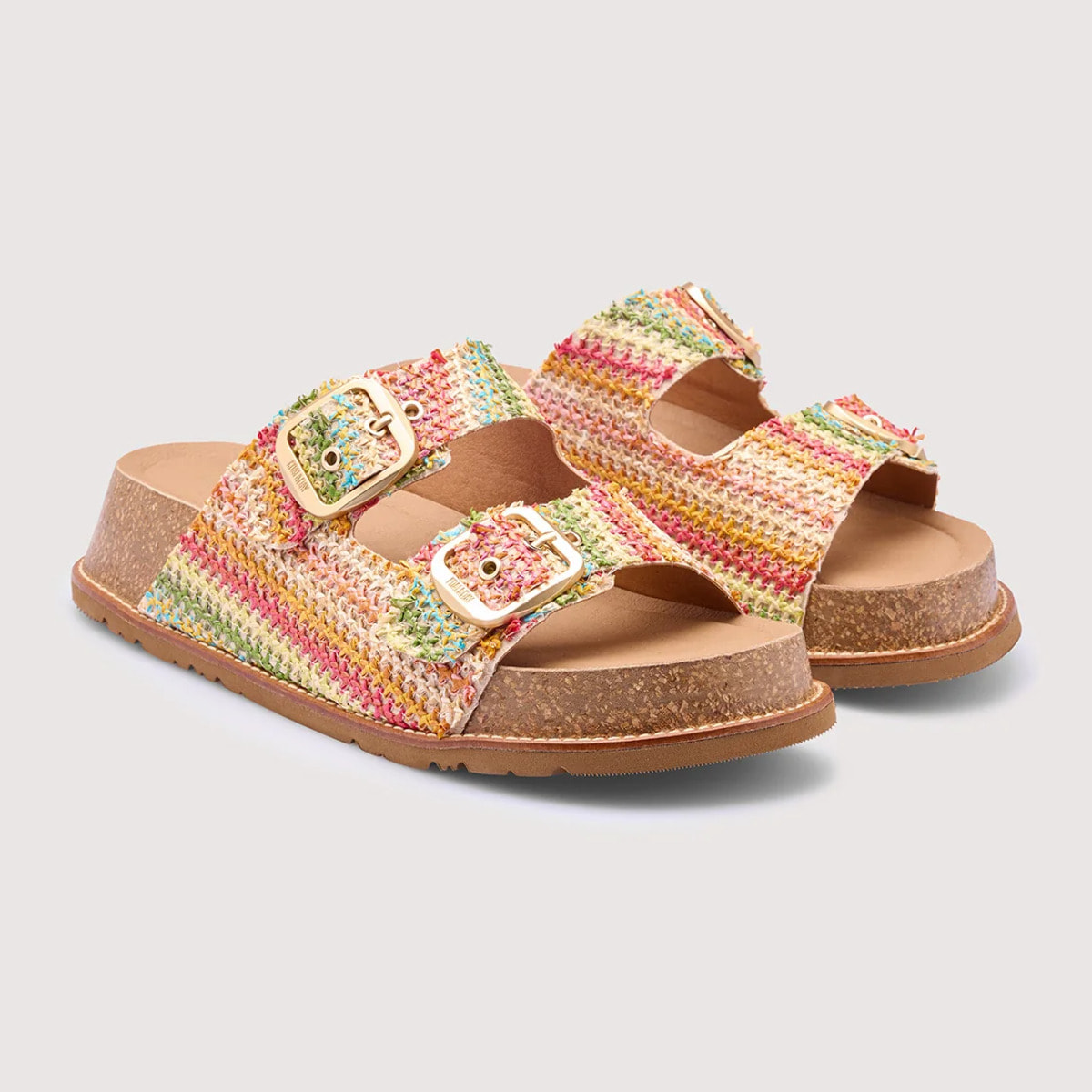 Sandalia Bio Cuña Multicolor - Delta