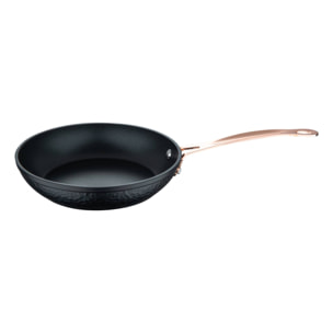 Juego de 2 Sartenes Ø20Ø24cm aluminio forjado Negro mate Copper Bergner