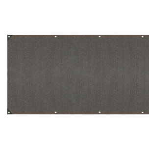 Brise vue occultant 1.5x10 m 90 gr/m² gris