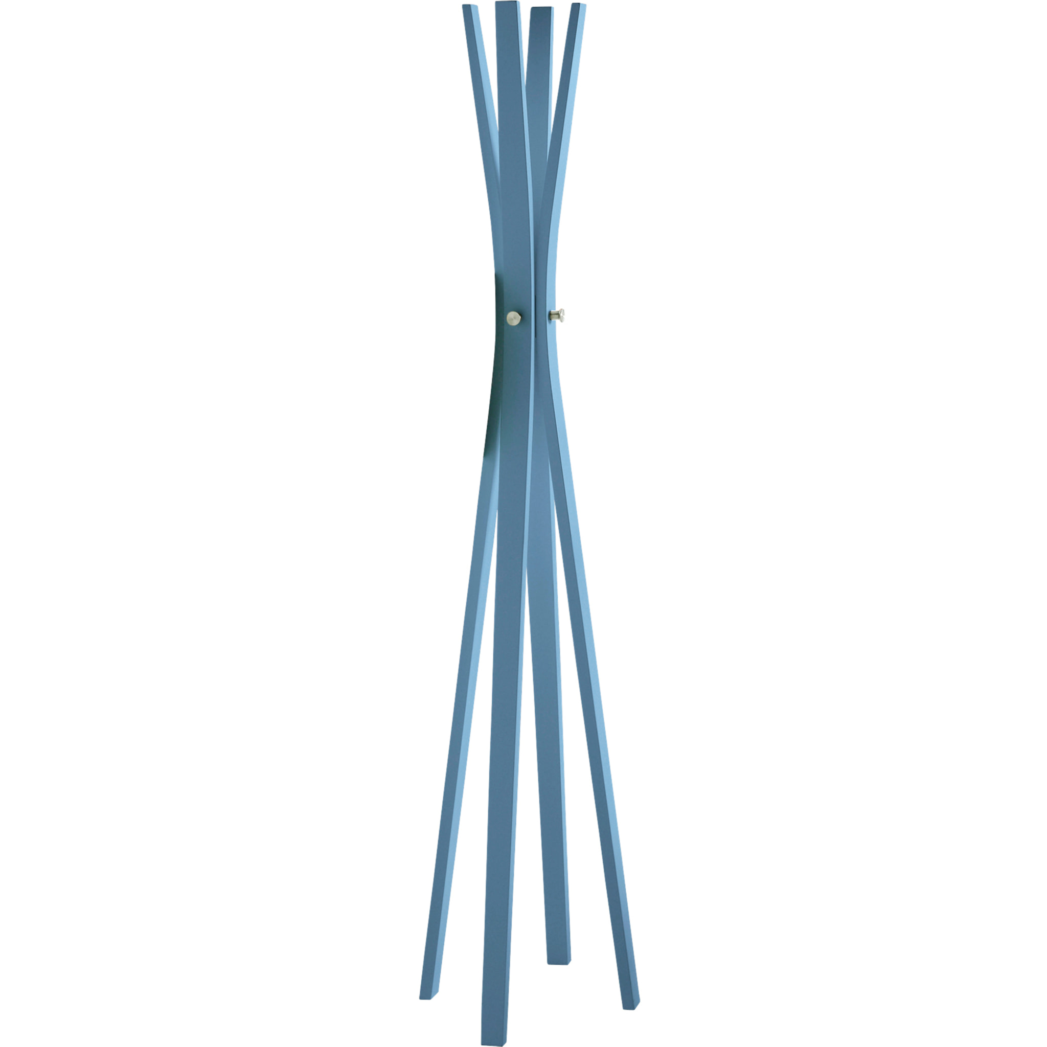 Perchero Naturaleza madera haya azul 182x42x42 cm