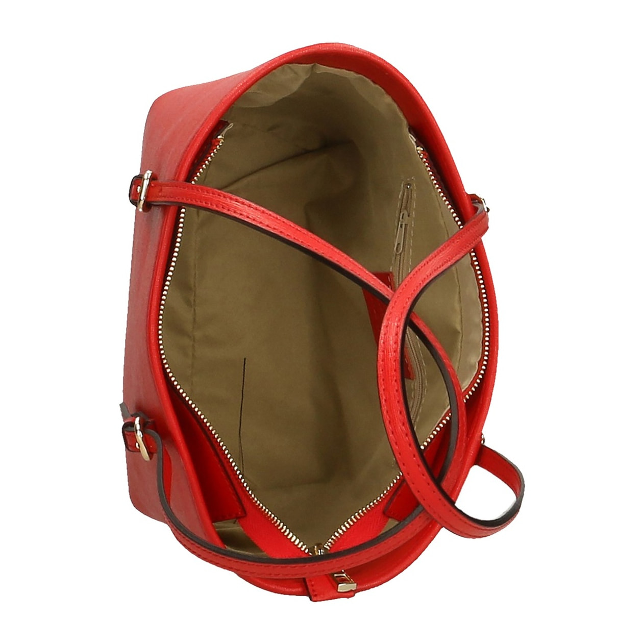 Borsa a spalla da donna - Modello Chantal - Vera pelle - 26.0 x 23.0 x 12.0 cm