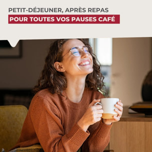 Ensemble de 4 capsules à café réemployables compatibles Senseo Fackelmann Petit Déjeuner