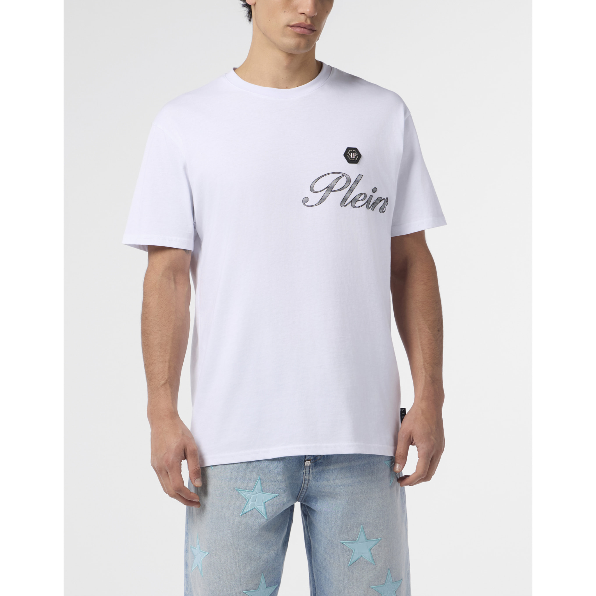 PHILIPP PLEIN Round Neck T-Shirt Signature