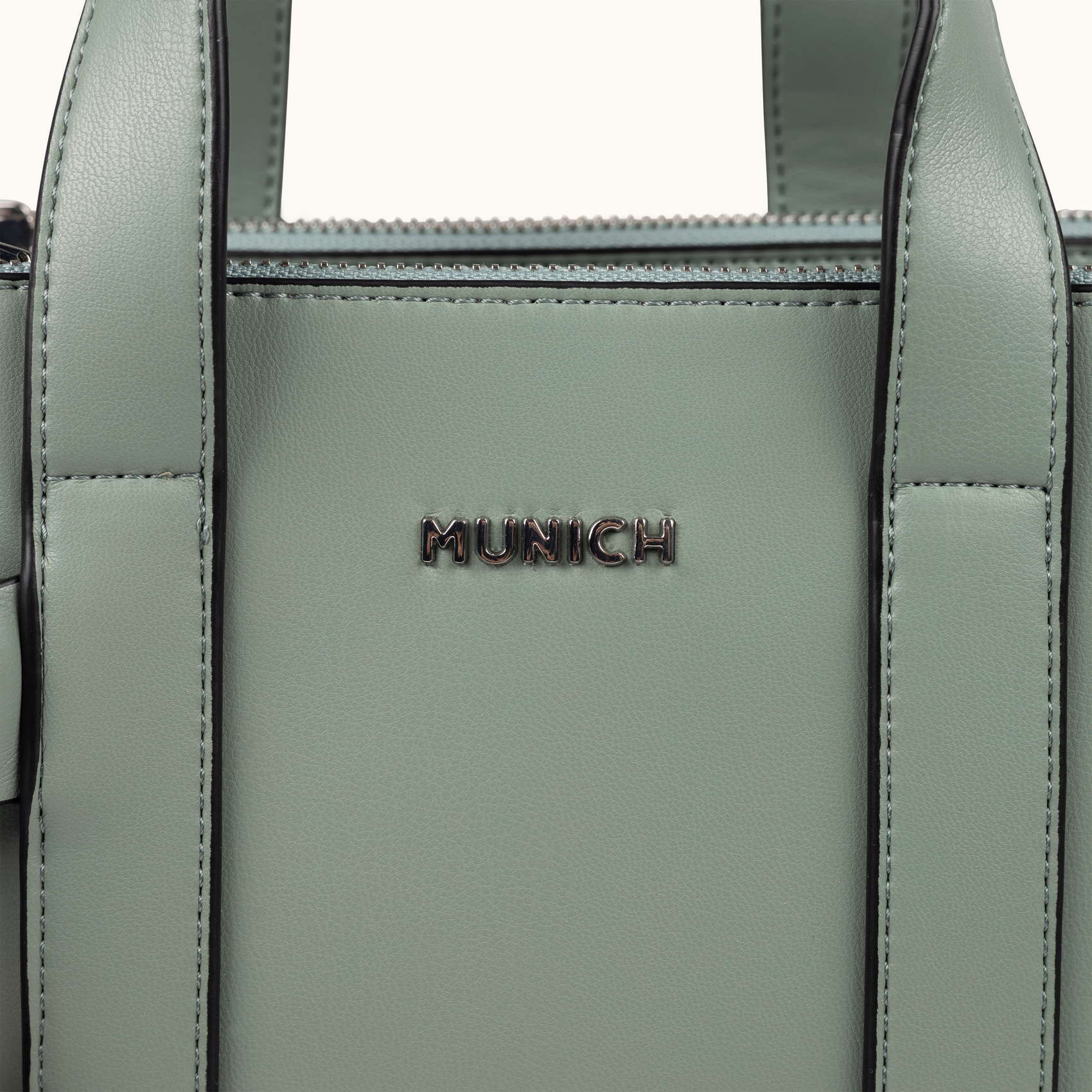 Bolso Crossbody Tote Verde Agua con Charms y Doble Asa CHARMS CROSSBODY TOTE AQUA