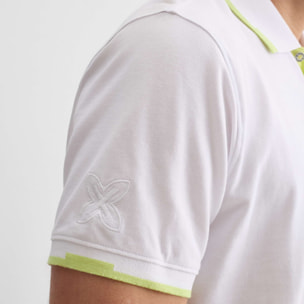 Polo MUNICH slam lifestyle de algodón blanco