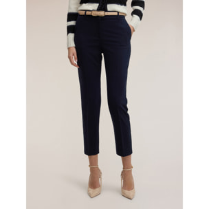 Motivi - Pantalones de franela - Azul