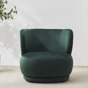 Fauteuil en velours - ESTER