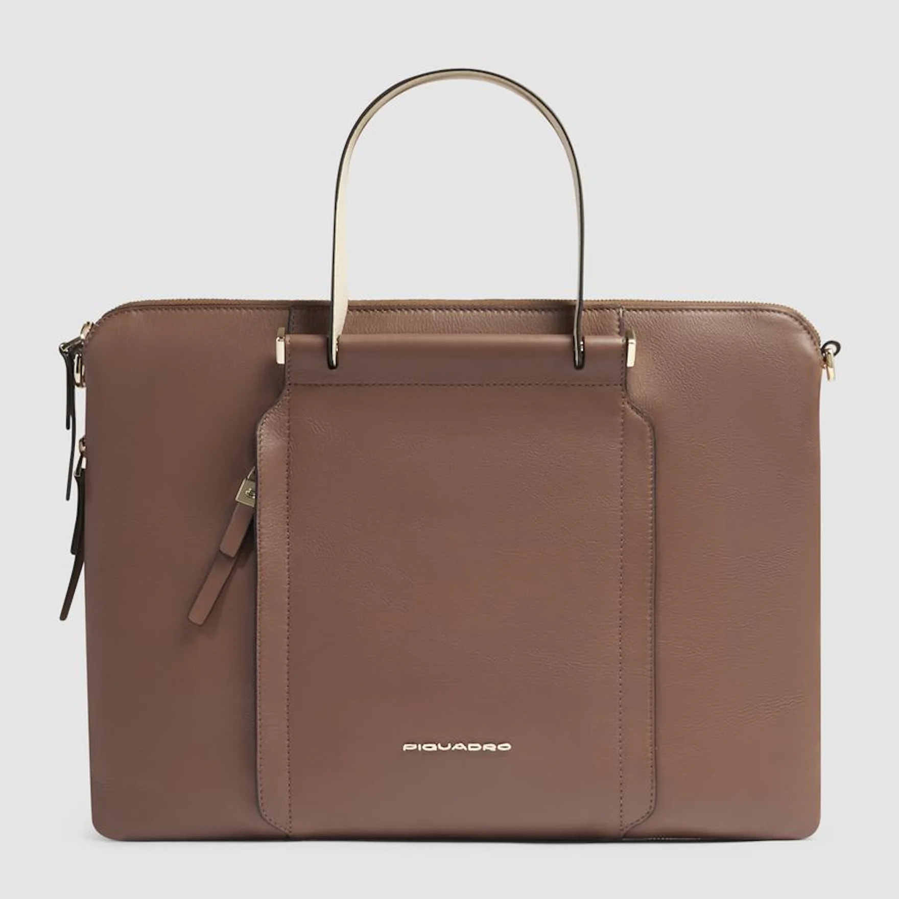 Piquadro Borsa da lavoro porta pc e porta iPad® con protezioni antiurto e anti RFID, espandibile