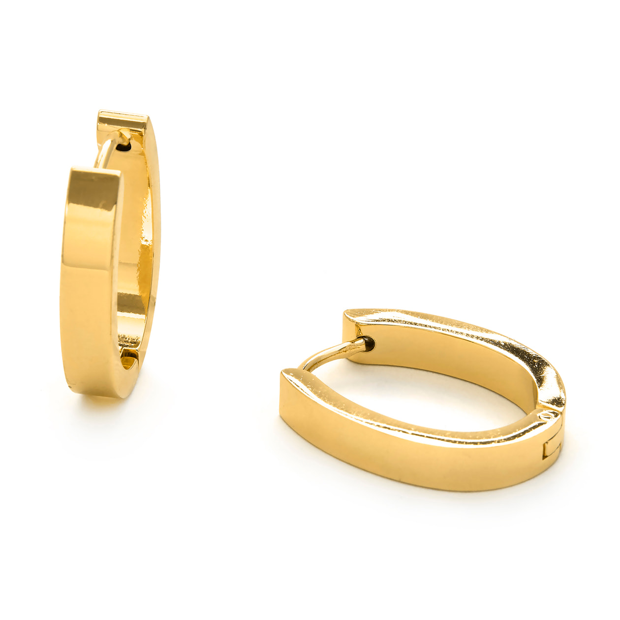 Pendientes acabado oro 18K