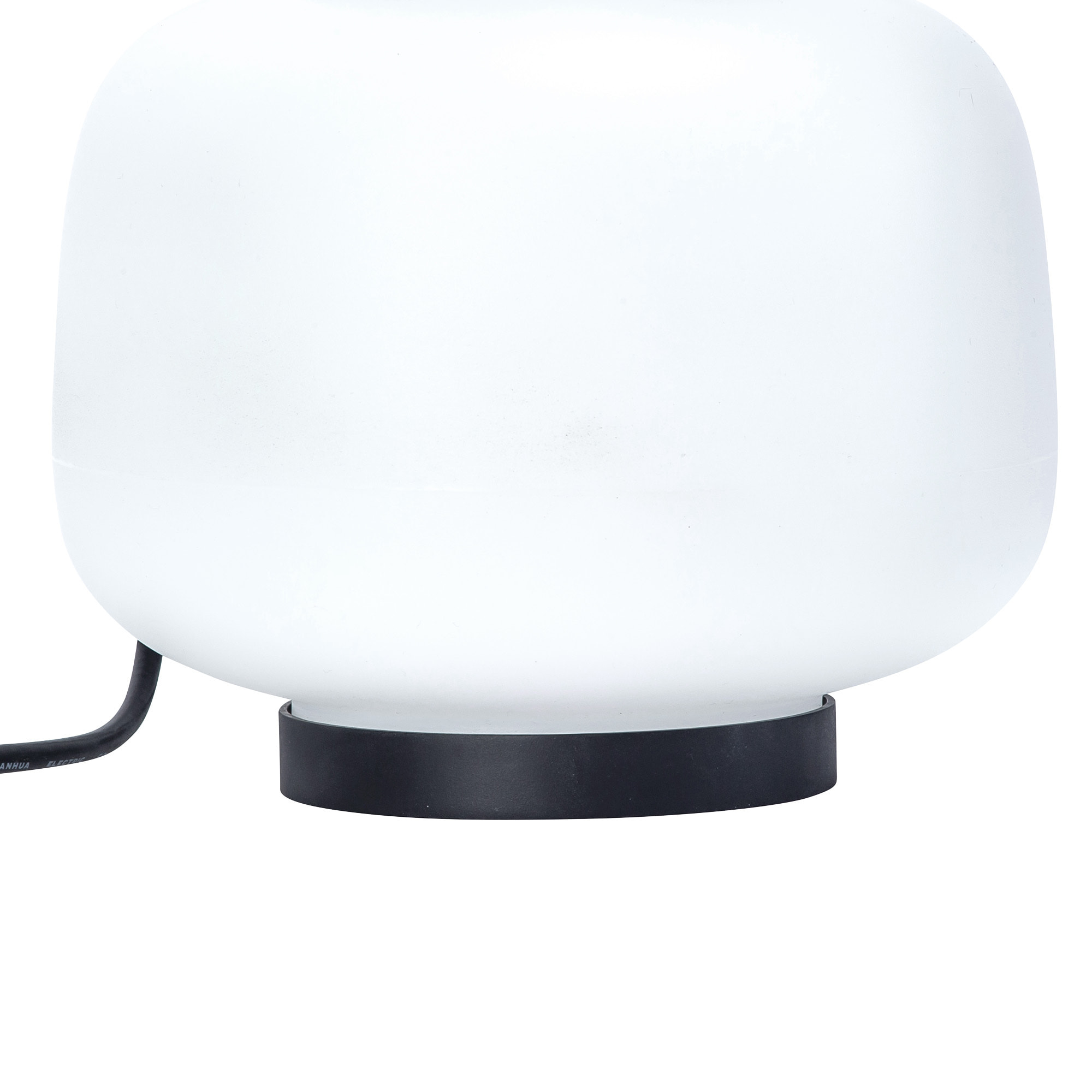 Forlight Lamtam - Lámpara de Sobremesa de Jardín E27 con Asa para Colgar IP44 para Exterior de Color Negro
