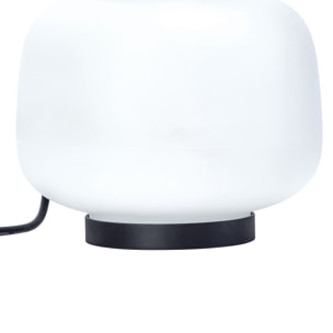 Forlight Lamtam - Lámpara de Sobremesa de Jardín E27 con Asa para Colgar IP44 para Exterior de Color Negro